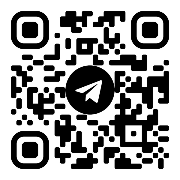 QR код для группы Telegram